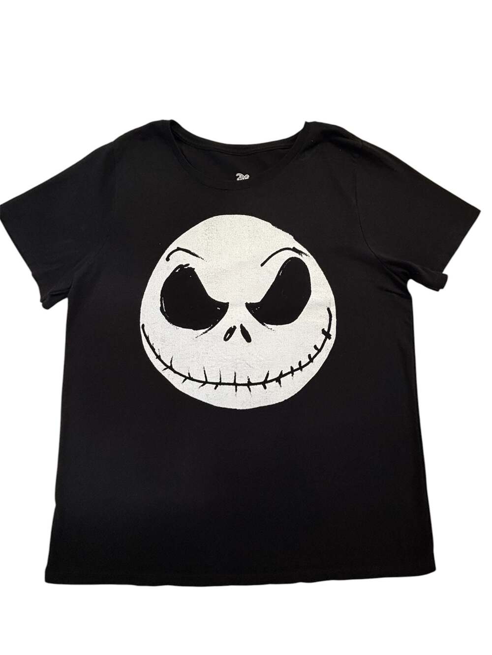Disney The Nightmare Before Christmas Jack Skellington Face Graphic T-Shirt